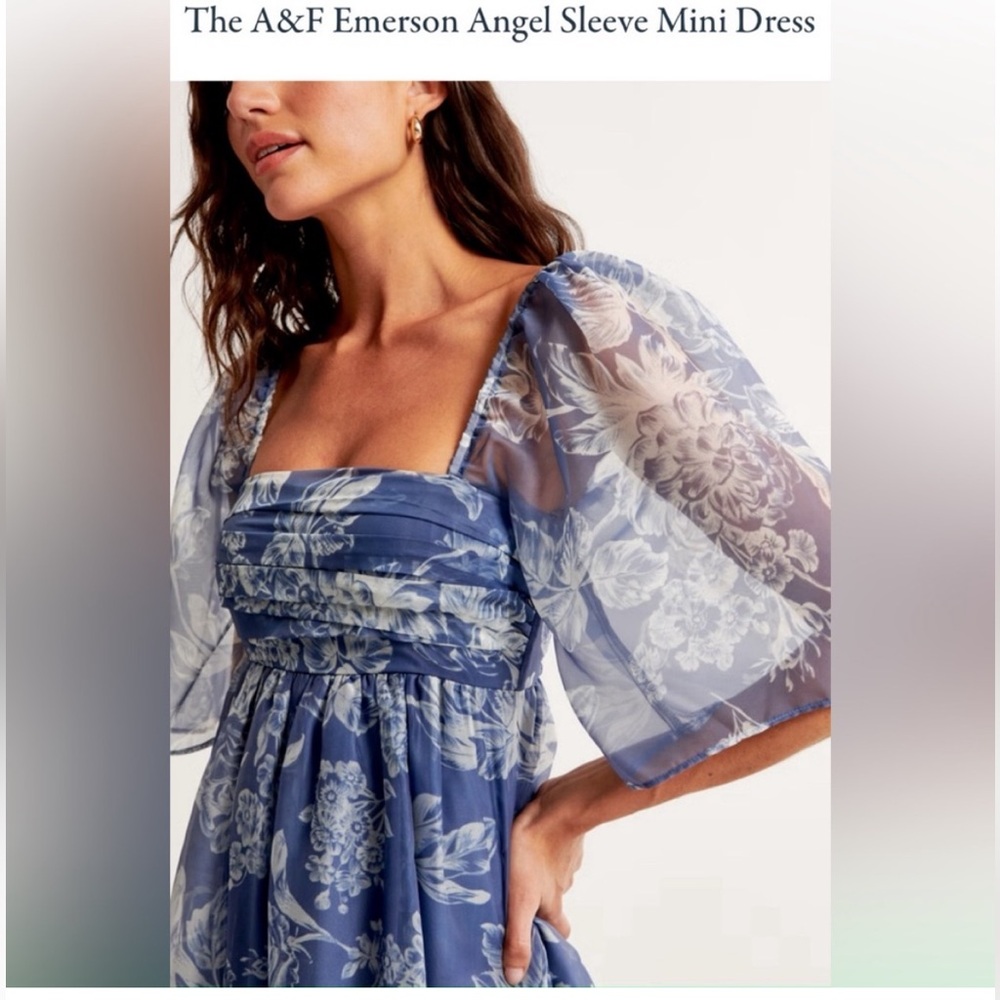 Abercrombie & Fitch Blue Floral Dress